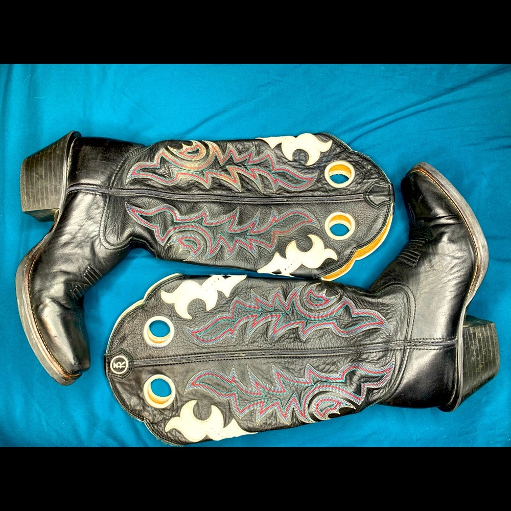 Tony Lama 3R Buckaroo Boots Square Toe